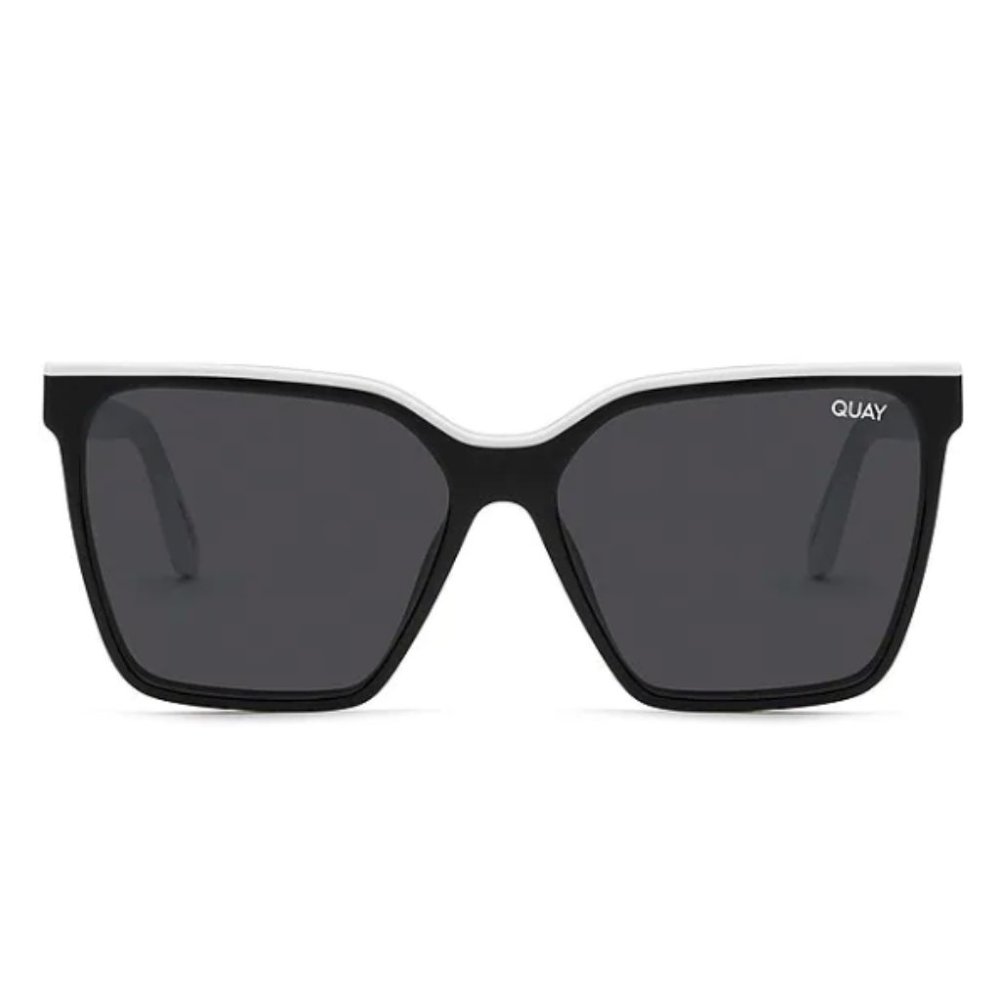QUAY AUSTRALIA Level Up Square Brow Bar Sunglasses